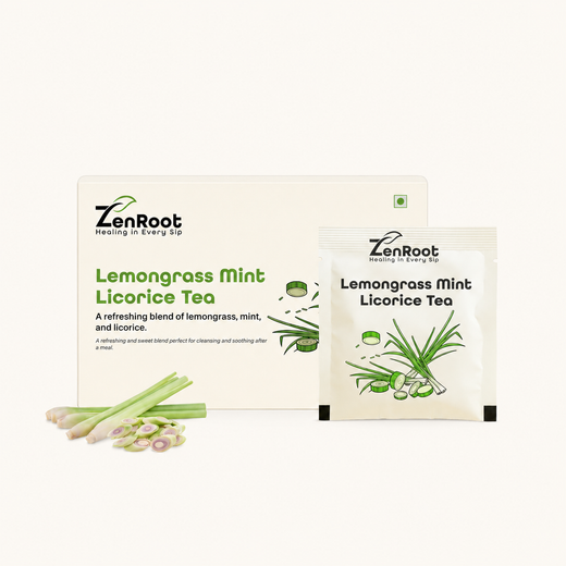 Lemongrass Mint Mulethi Tea — Zesty & Naturally Sweet