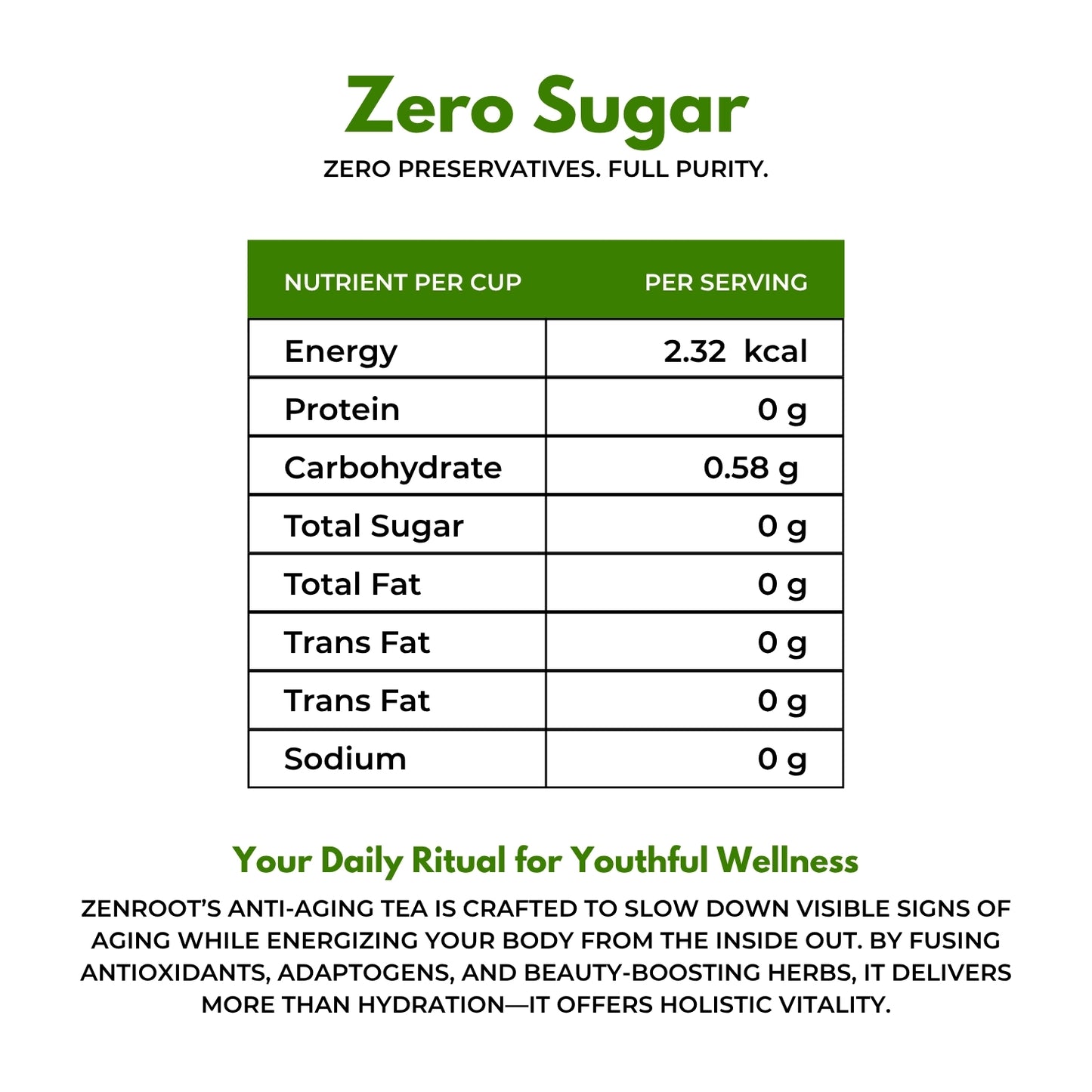 Anti-Aging Tea | Herbal tea for glowing skin | Light floral aroma | Blended with Green Tea, Rose & Ashwagandha and other wellness herbs | Reduces signs of aging & supports vitality