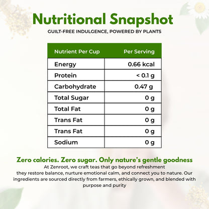 Chamomile Rose Mint Tea | Relaxing floral tea | Sweet calming taste | Blended with Chamomile, Rose & Mint and other calming herbs | Reduces stress & aids digestion