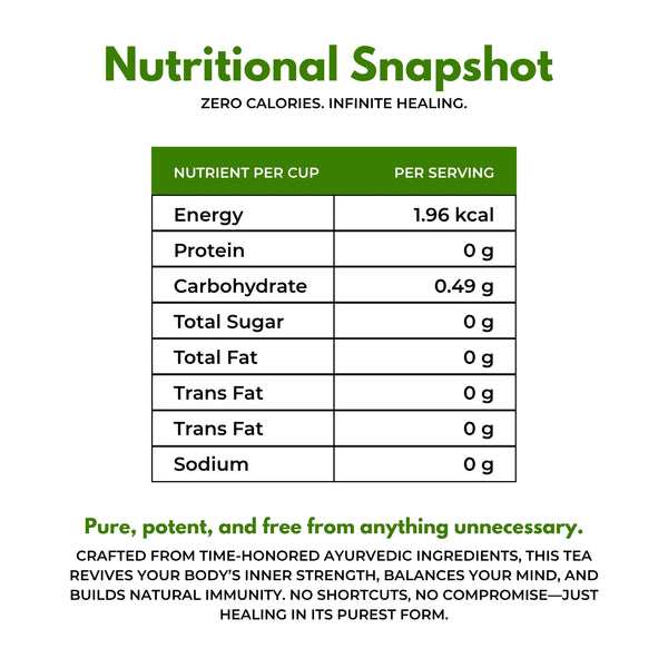 Kwath++ Tea | Traditional kadha tea | Spiced herbal taste | Blended with Tulsi, Giloy & Cinnamon and other immunity herbs | Improves immunity & clears congestion