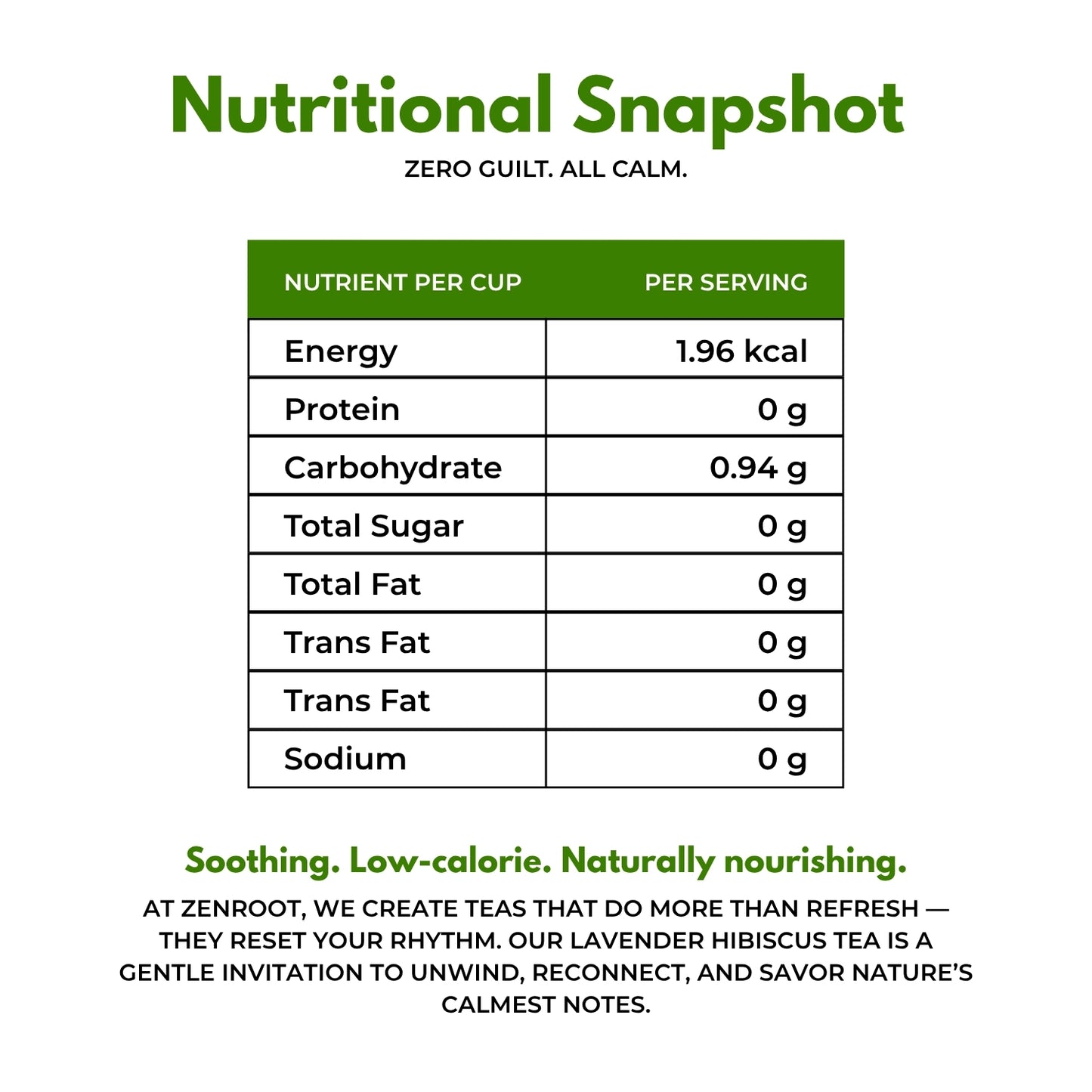 Lavender Hibiscus Tea | Tea for stress relief | Calming floral taste | Blended with Lavender, Hibiscus & Chamomile and other relaxing herbs | Relieves stress & promotes peaceful relaxation