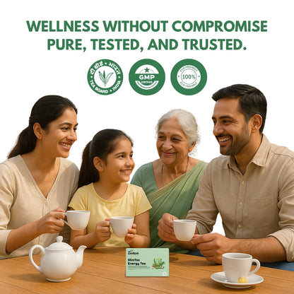 SlimTox Energy Tea | Weight loss energy tea | Spiced herbal taste | Blended with Oolong, Green Tea & Gymnema and other metabolism herbs | Burns fat & increases metabolism