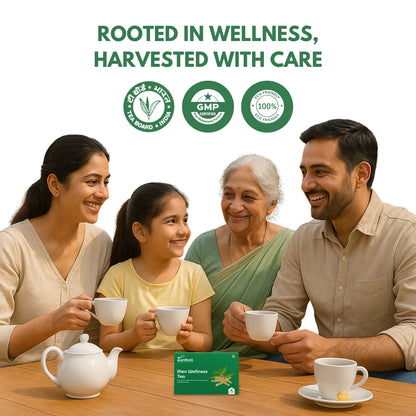 Men Wellness Tea | Energy & stamina tea for men | Strong herbal taste | Blended with Ashwagandha, Shilajeet & Gokhru and other vitality herbs | Supports strength & men’s vitality