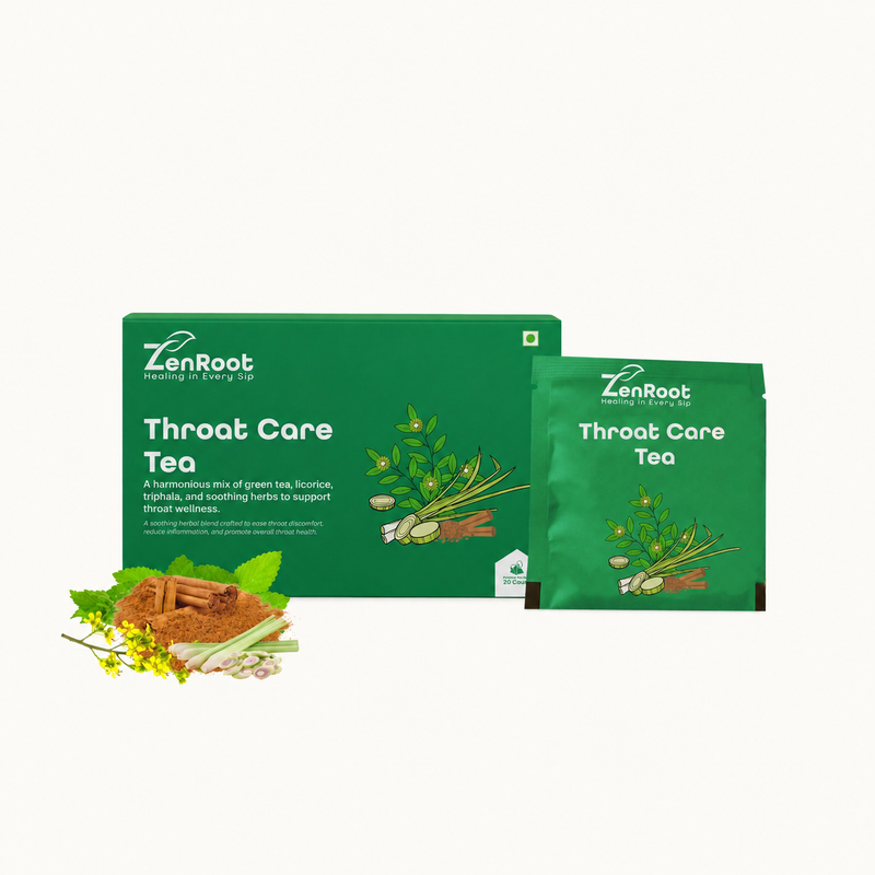 Throat Care Tea — For Scratchy Throat Days | For Heavy Voice-Use Days | For Constant Throat-Clearing