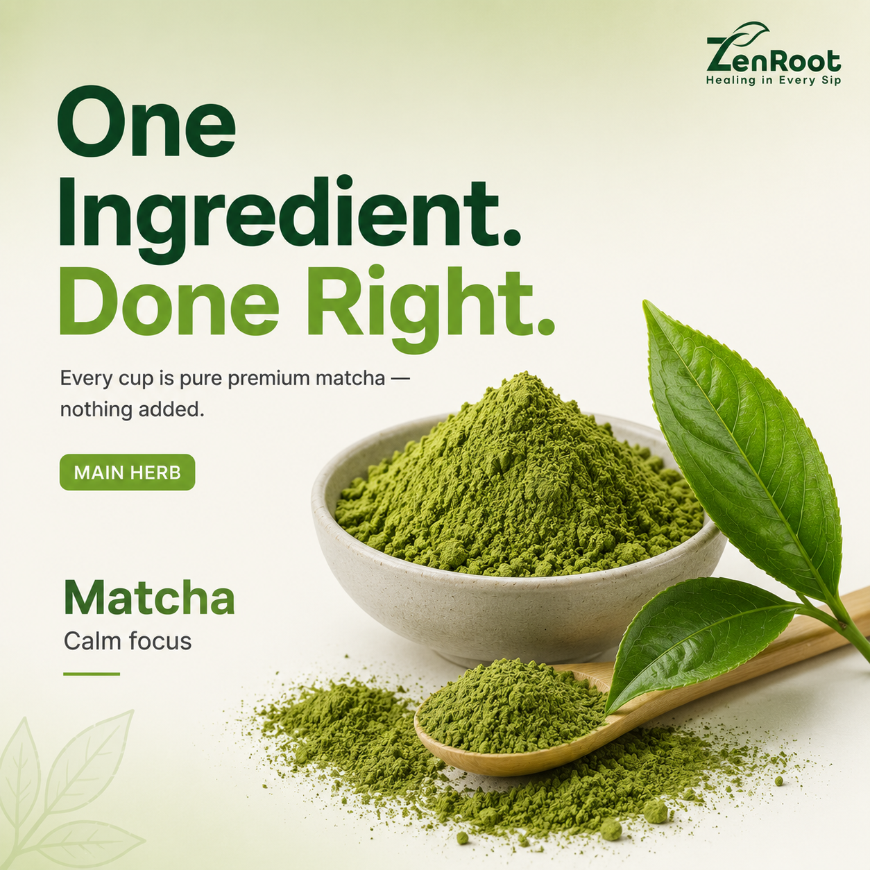 Matcha Tea — Premium Japanese Green Tea for Calm Focus