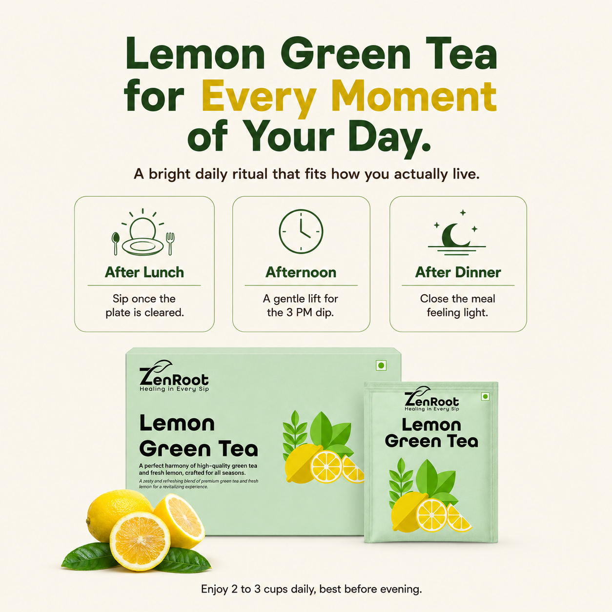 Lemon Green Tea — Refreshing Citrus Green Tea