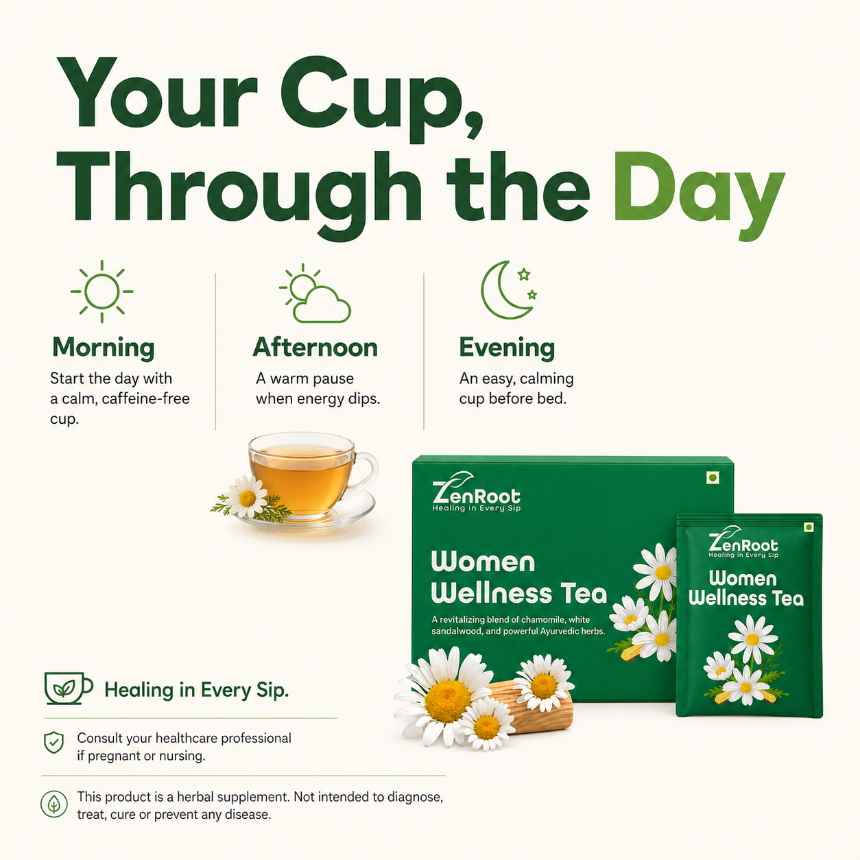Women Wellness Tea — Daily Energy & Inner-Glow Reset