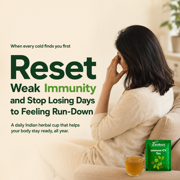 Immune-CV Tea — Daily Indian Herbal Immunity Blend