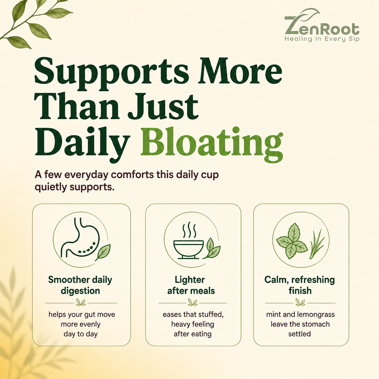 Digestion Tea — Herbal Tea for Bloating & Gas Relief