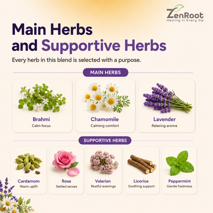 Stress & Anxiety Relief Tea — Calming Herbal Blend