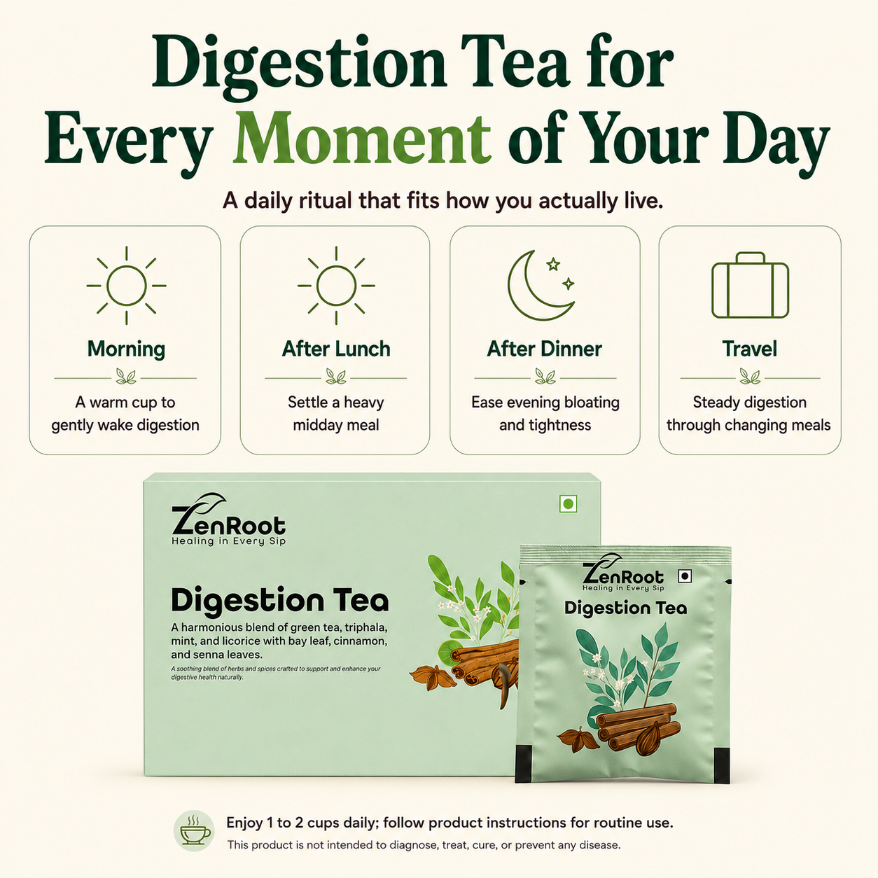 Digestion Tea — Herbal Tea for Bloating & Gas Relief