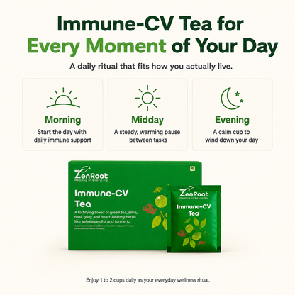 Immune-CV Tea — Daily Indian Herbal Immunity Blend