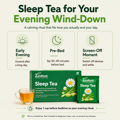 Sleep Tea — Calming Chamomile & Lemongrass Blend
