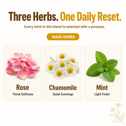 ZenRoot Chamomile Rose Mint Tea